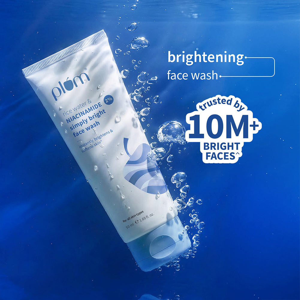 2% Niacinamide & Rice Water Simply Bright Face Wash | 50 ml