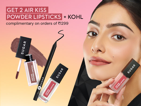 Air Kiss Powder Lipstick + Stroke of Genius Kohl - 05 (Gift)