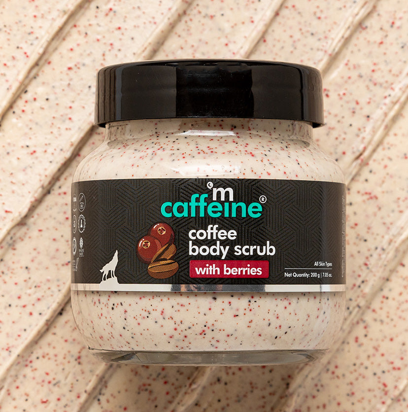 Moisturizing & Creamy Coffee Body Scrub with Berries - 200g