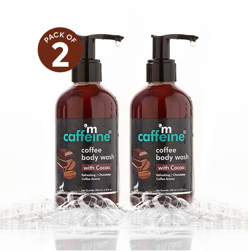 Coffee Body Wash with Cocoa (200mlX2) - Pack of 2