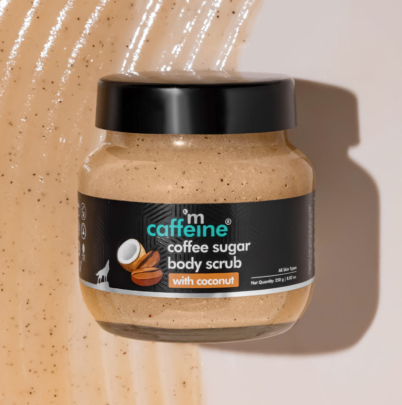 Coffee Sugar Body Scrub with Coconut for Gentle Exfoliation & Smoothening - 250g