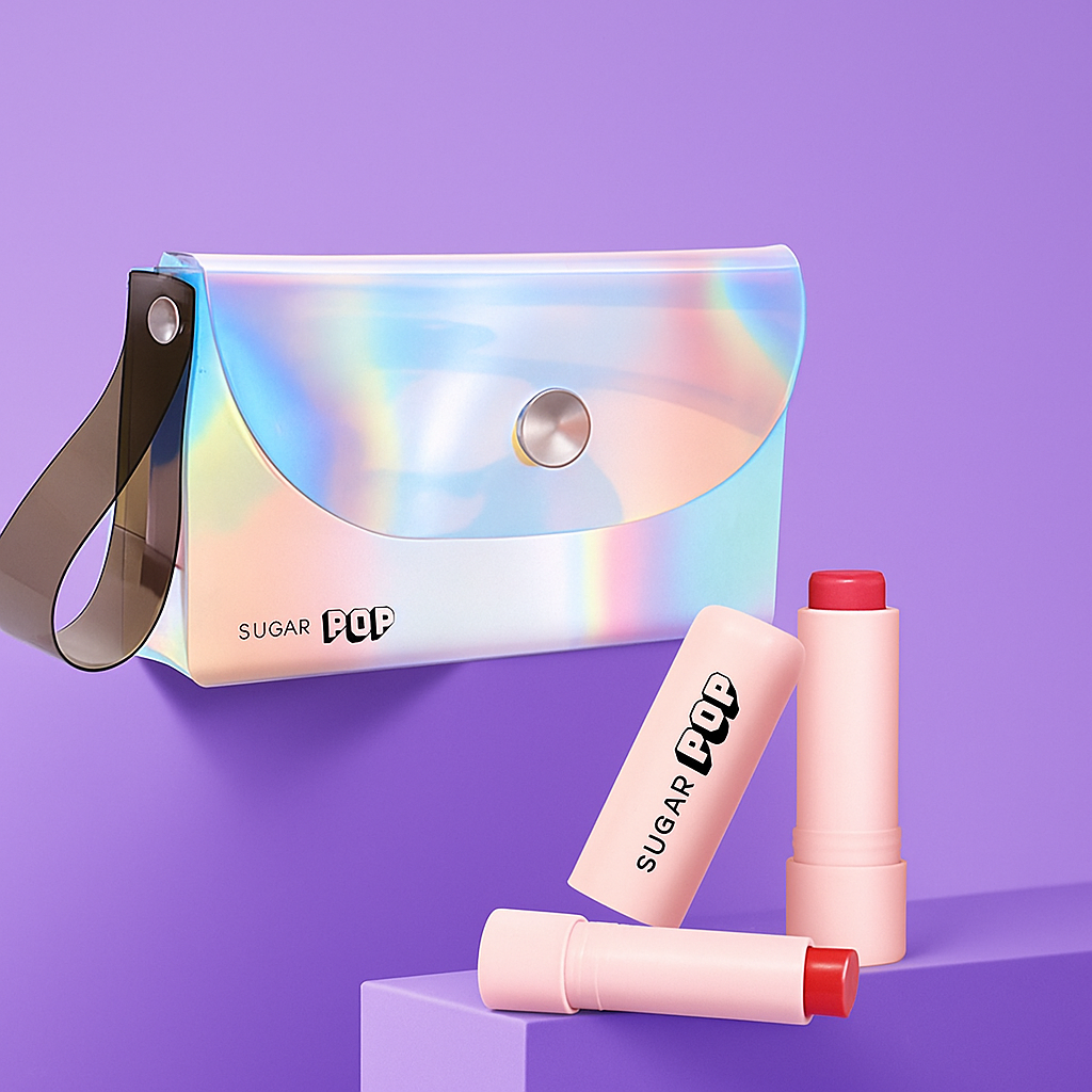 Lip Balm Duo + Holographic Pouch (Gift)