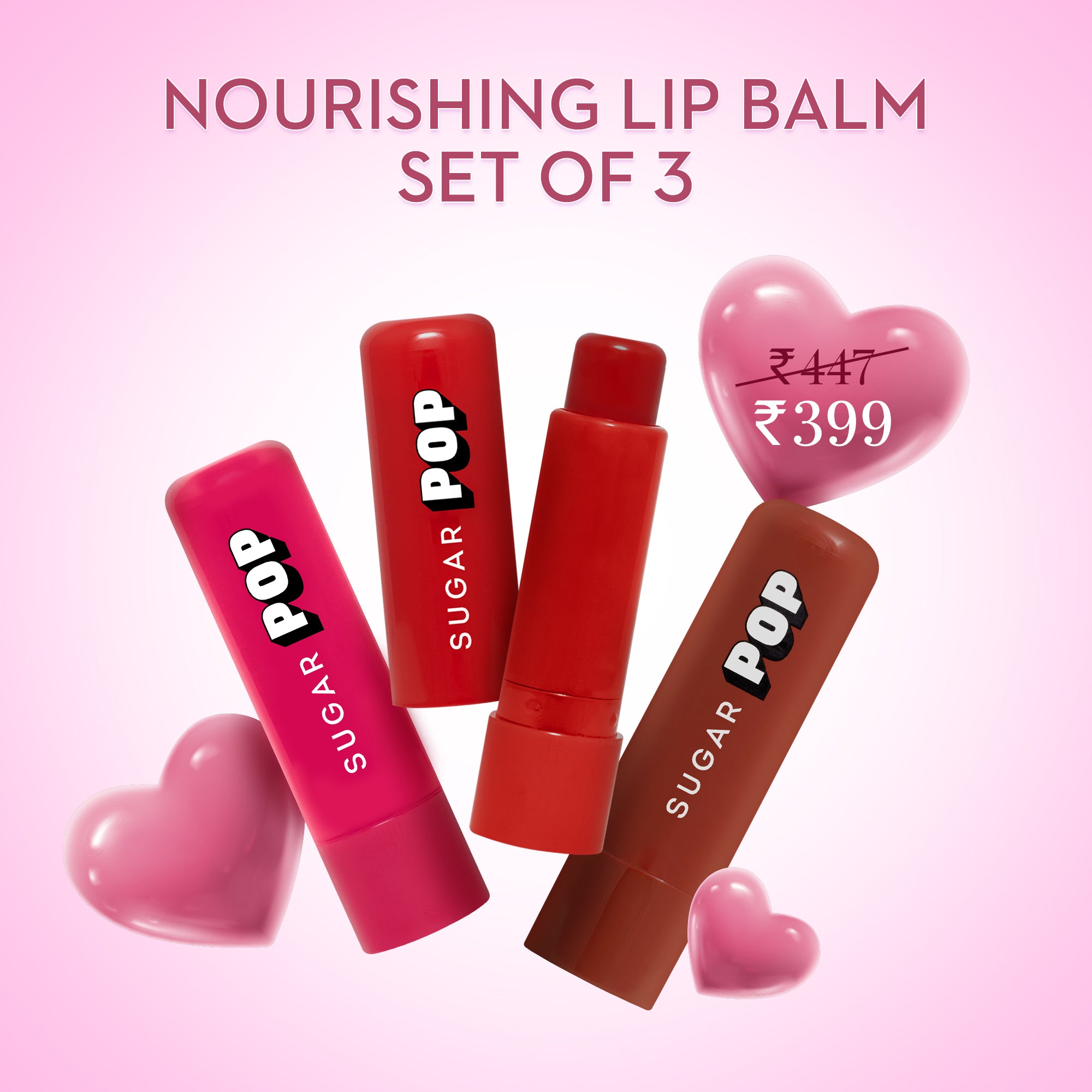 Nourishing Lip Balm Set of 3