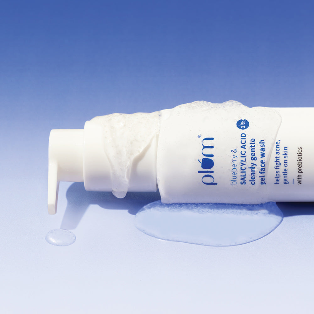 1% Salicylic Acid Clearly Gentle Gel Face Wash with Blueberry