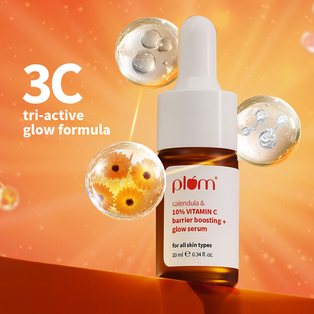 10% Vitamin C Barrier Boosting + Glow Serum with Calendula | 10ml