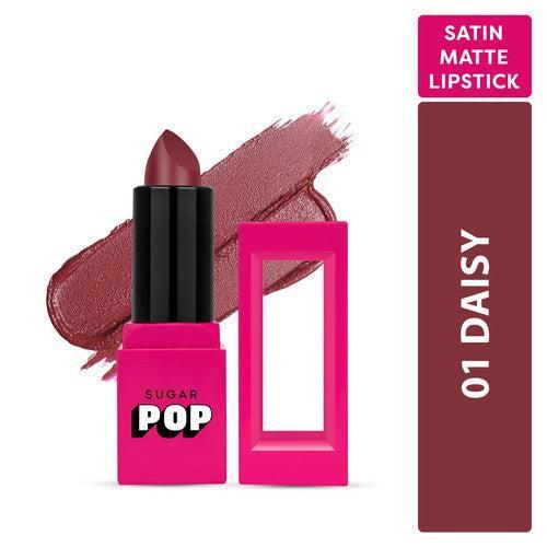 SUGAR POP Satin Matte Lipstick 01 Daisy