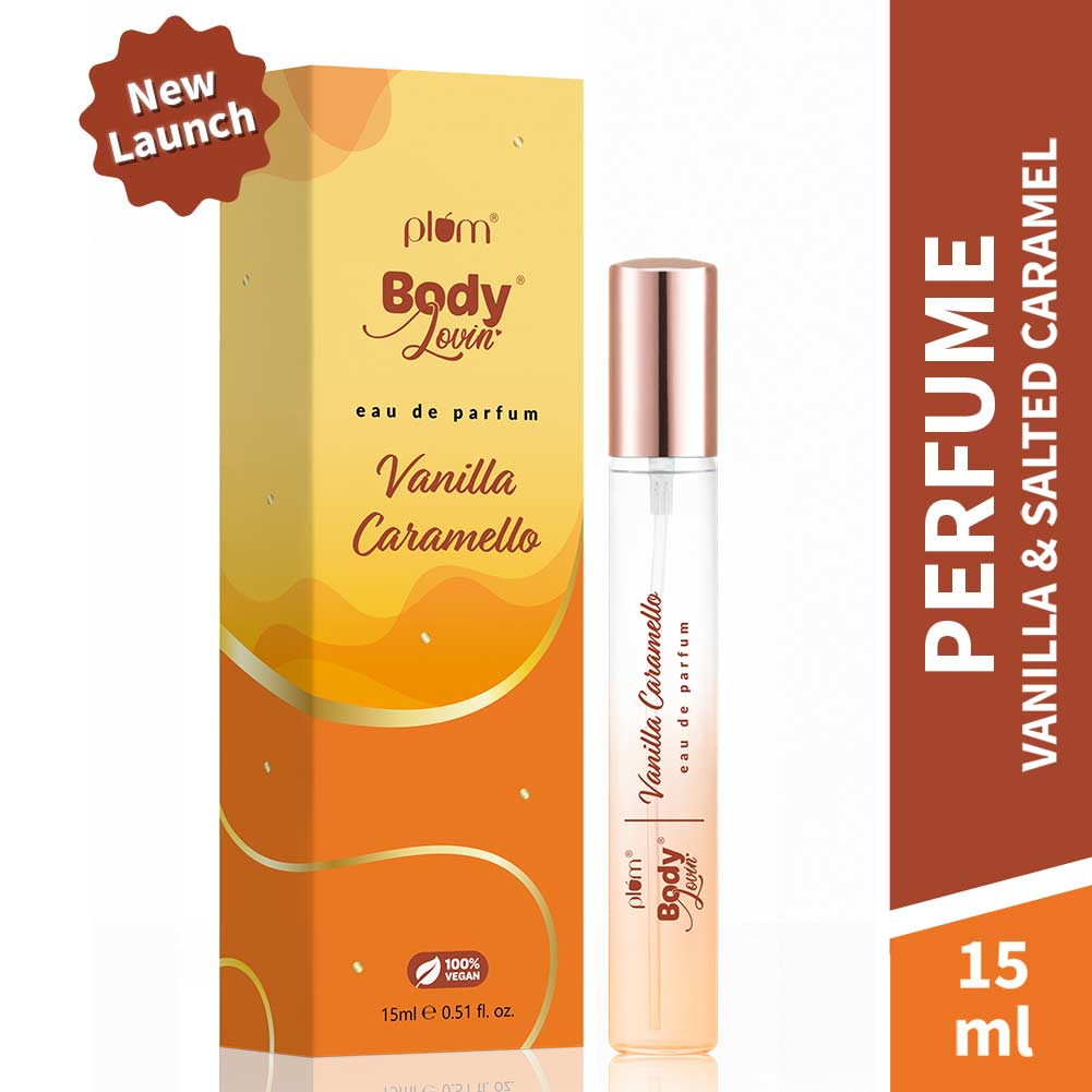 Vanilla Caramello Eau De Parfum (Perfume) by Plum BodyLovin' | 15 ml